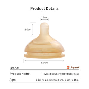 Thyseed Newborn Anti-colic Baby Bottle Teat